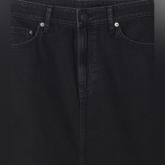 Gap Denim Midi Pencil Skirt - Black - Picture 4 of 5